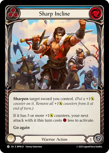Sharp Incline (Blue) [MPW121] (Master Pack Warrior)