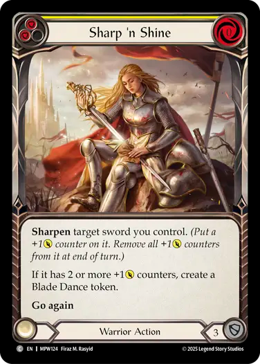 Sharp 'n Shine (Yellow) [MPW124] (Master Pack Warrior)