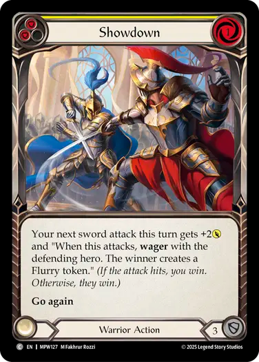 Showdown (Yellow) [MPW127] (Master Pack Warrior)