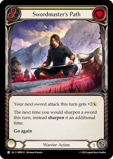 Swordmaster's Path (Yellow) [MPW131] (Master Pack Warrior)