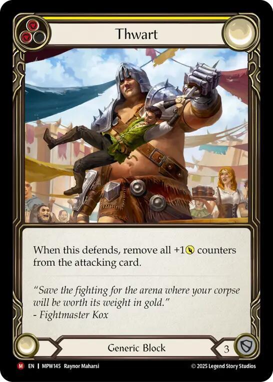 Thwart [MPW145] (Mastery Pack Warrior) Rainbow Foil