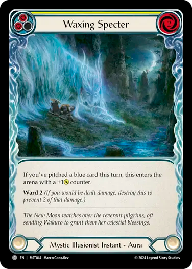 Waxing Specter (Yellow) [MST044] (Part the Mistveil)