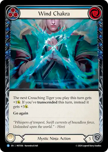 Wind Chakra (Blue) [MST056] (Part the Mistveil)