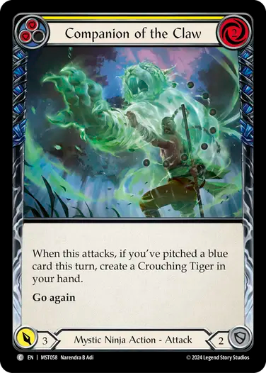 Companion of the Claw (Yellow) [MST058] (Part the Mistveil)