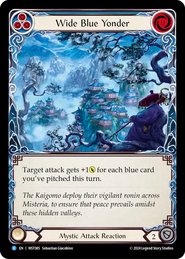 Wide Blue Yonder (Blue) [MST085] (Part the Mistveil)