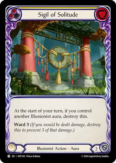 Sigil of Solitude (Yellow) [MST144] (Part the Mistveil)