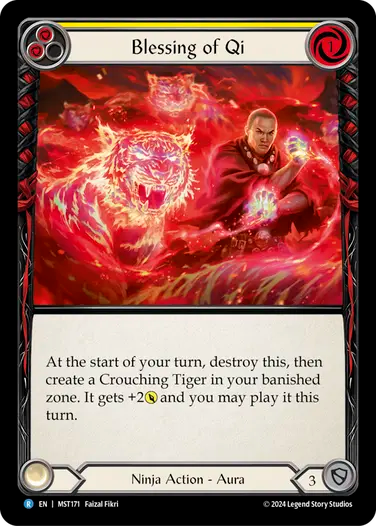 Blessing of Qi (Yellow) [MST171] (Part the Mistveil)