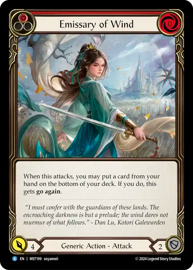 Emissary of Wind (Red) [MST199] (Part the Mistveil)