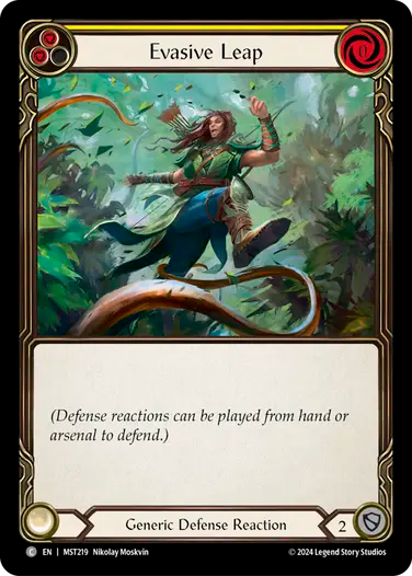 Evasive Leap (Yellow) [MST219] (Part the Mistveil)