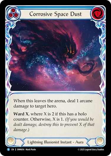 Corrosive Space Dust (Blue) [OMN014] (Omens of the Third Age)