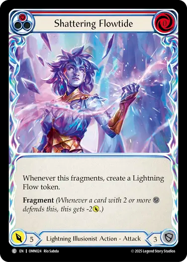 Shattering Flowtide (Red) [OMN024] (Omens of the Third Age)
