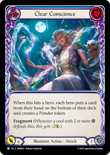 Clear Conscience (Blue) [OMN043] (Omens of the Third Age)