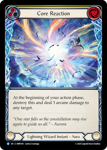 Core Reaction (Yellow) [OMN104] (Omens of the Third Age)