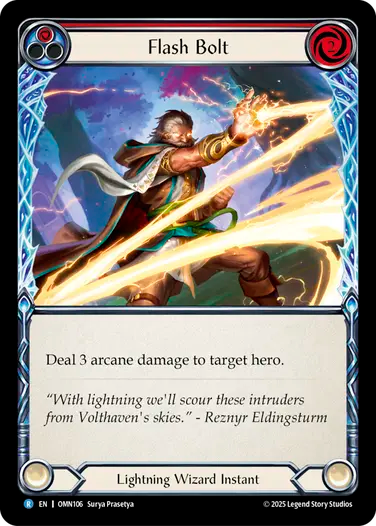 Flash Bolt (Red) [OMN106] (Omens of the Third Age)