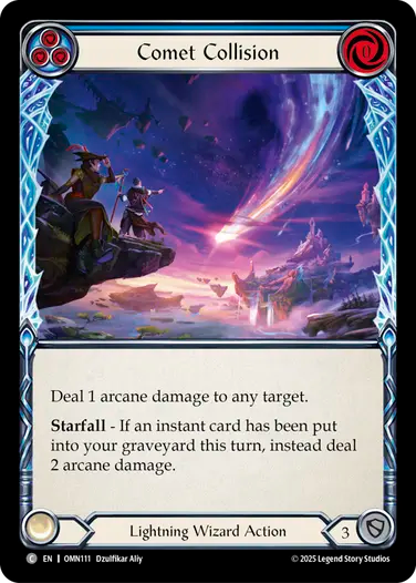 Comet Collision (Blue) [OMN111] (Omens of the Third Age)