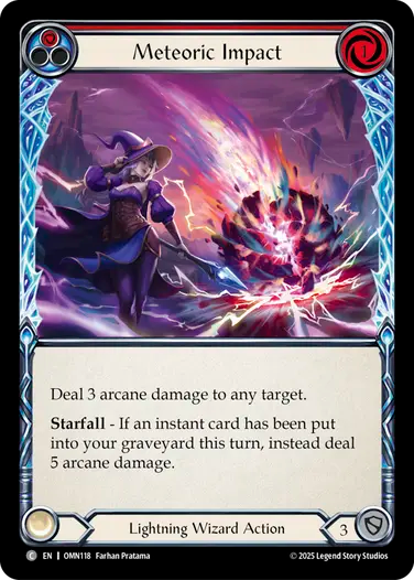 Meteoric Impact (Red) [OMN118] (Omens of the Third Age)