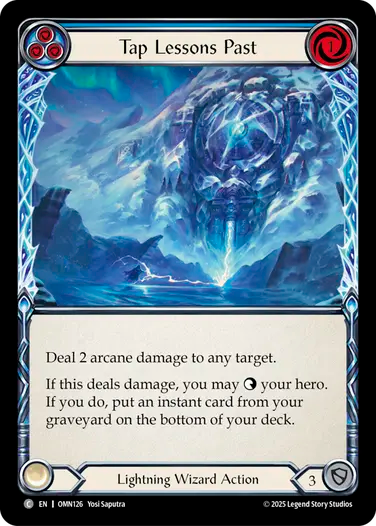 Tap Lessons Past (Blue) [OMN126] (Omens of the Third Age)