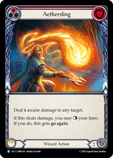 Aethersling (Red) [OMN134] (Omens of the Third Age)