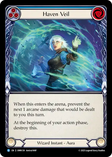 Haven Veil (Blue) [OMN139] (Omens of the Third Age)