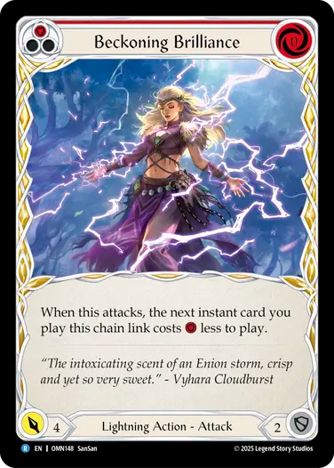 Beckoning Brilliance (Red) [OMN148] (Omens of the Third Age)