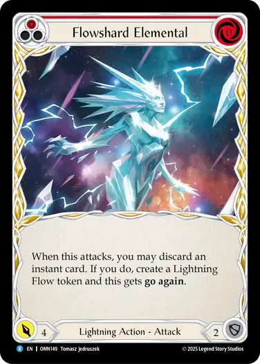 Flowshard Elemental (Red) [OMN149] (Omens of the Third Age)