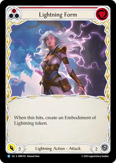 Lightning Form (Red) [OMN150] (Omens of the Third Age)