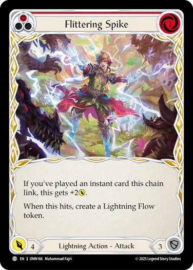 Flittering Spike (Red) [OMN166] (Omens of the Third Age)
