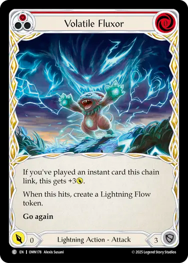 Volatile Fluxor (Red) [OMN178] (Omens of the Third Age)