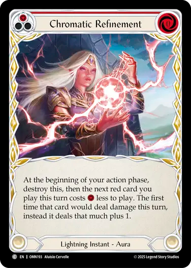 Chromatic Refinement (Red) [OMN193] (Omens of the Third Age)