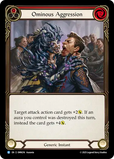 Ominous Aggression [OMN216] (Omens of the Third Age)