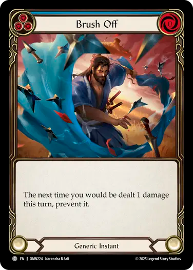 Brush Off (Blue) [OMN224] (Omens of the Third Age)