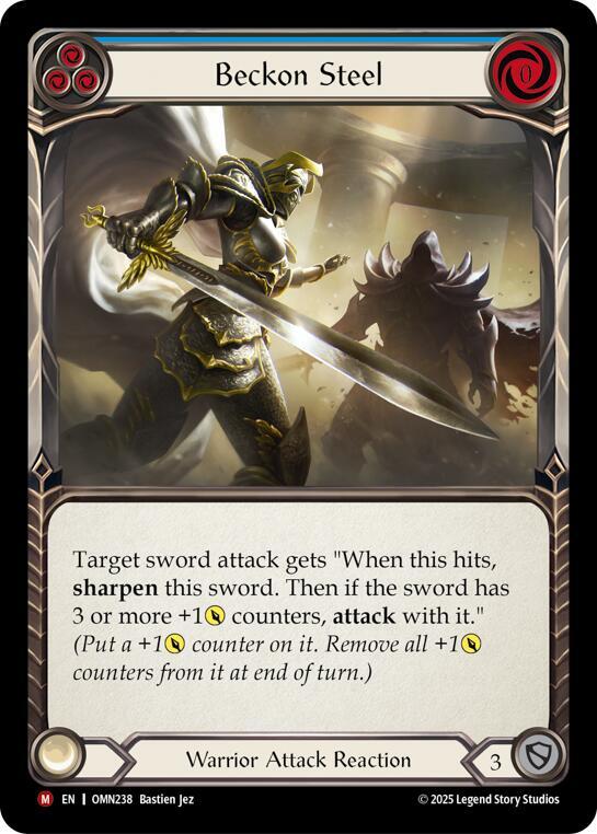 Beckon Steel [OMN238] (Omens of the Third Age) Rainbow Foil