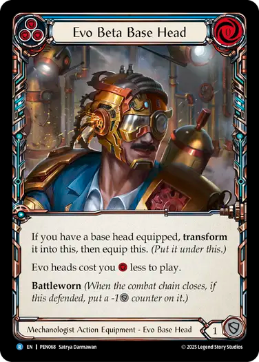 Evo Beta Base Head – Red [PEN068] (Compendium of Rathe)