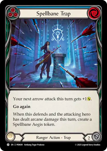 Spellbane Trap – Blue [PEN091] (Compendium of Rathe)
