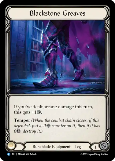 Blackstone Greaves [PEN096] (Compendium of Rathe) Cold Foil