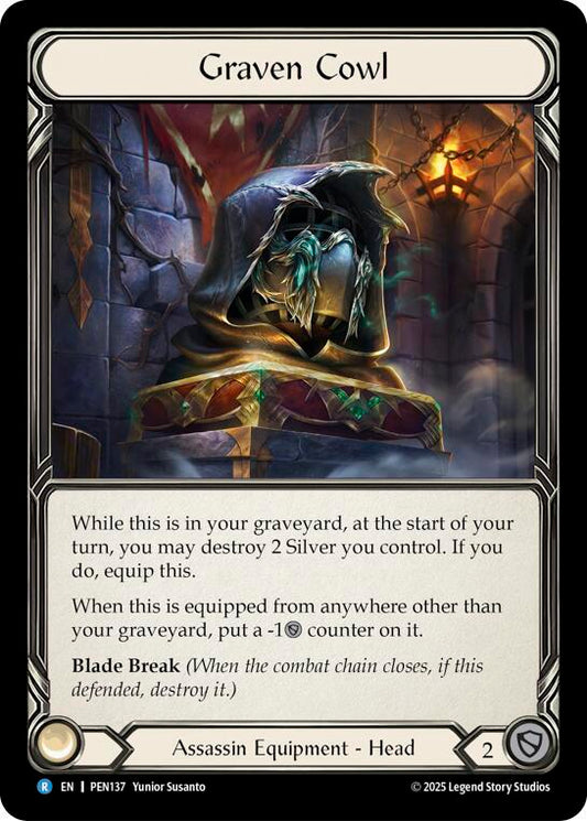 Graven Cowl [PEN137] (Compendium of Rathe) Cold Foil