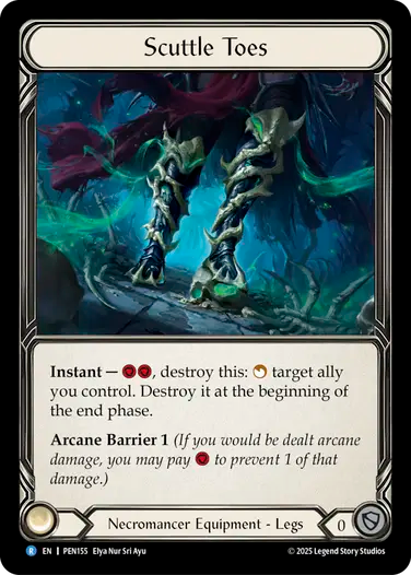 Scuttle Toes [PEN155] (Compendium of Rathe) Cold Foil