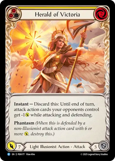 Herald Of Victoria (Yellow) [PEN177] (Compendium of Rathe)