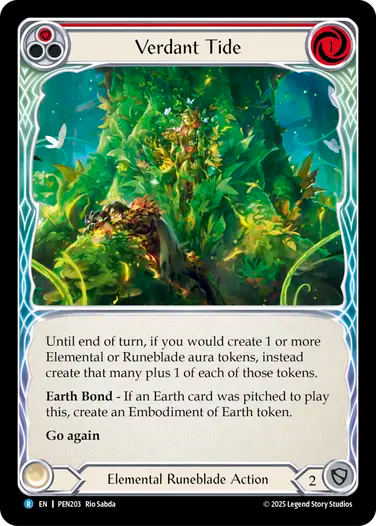 Verdant Tide (Red) [PEN203] (Compendium of Rathe)