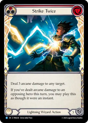 Strike Twice (Red) [PEN238] (Compendium of Rathe)