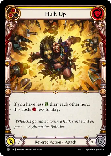 Hulk Up (Yellow) [PEN292] (Compendium of Rathe)
