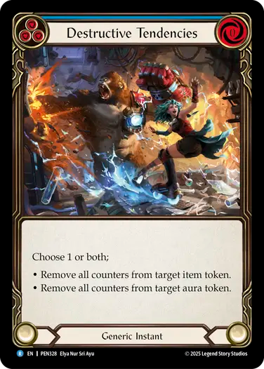 Destructive Tendencies (Blue) [PEN328] (Compendium of Rathe)