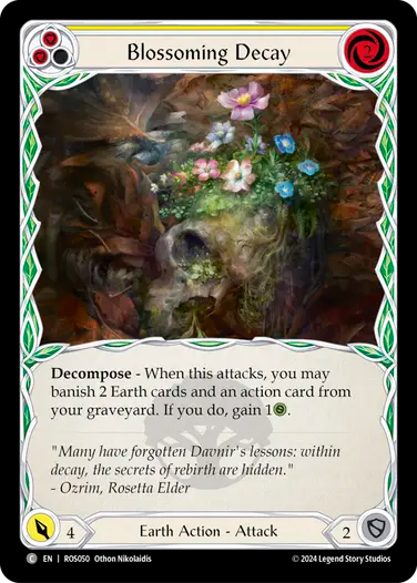 Blossoming Decay (Yellow) [ROS050] (Rosetta)
