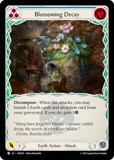 Blossoming Decay (Blue) [ROS051] (Rosetta)
