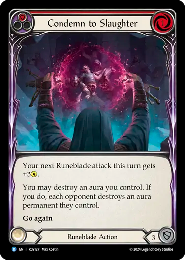Condemn to Slaughter (Red) [ROS127] (Rosetta)