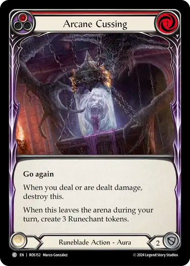 Arcane Cussing (Red) [ROS152] (Rosetta)