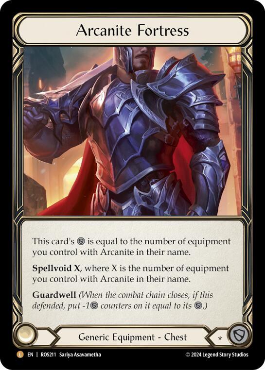 Arcanite Fortress [ROS219] (Rosetta) Rainbow Foil