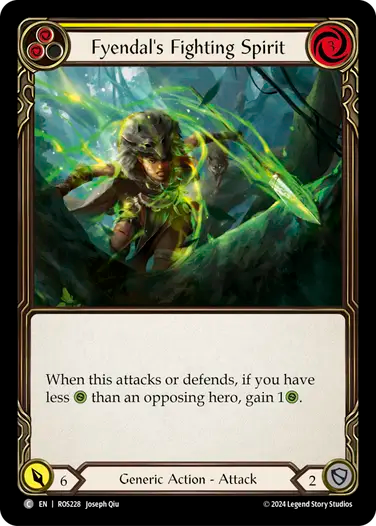 Fyendal's Fighting Spirit (Yellow) [ROS228] (Rosetta)