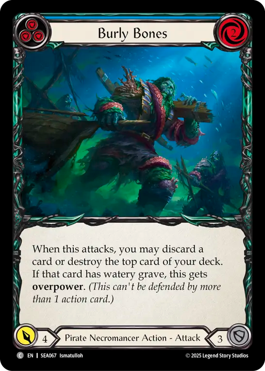Burly Bones (Blue) [SEA067] (High Seas)