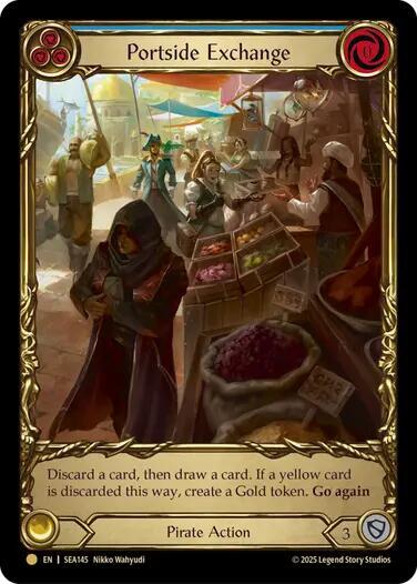 Portside Exchange (Treasure) [SEA145] (High Seas) Gold Foil